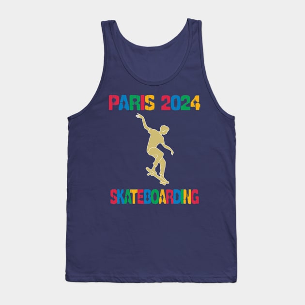 Paris 2024 Tank Top by Womens Art Store